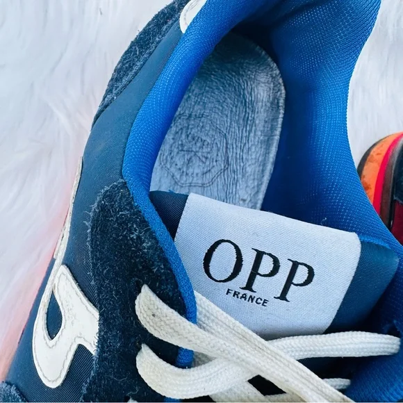 Fashion Sneakers Opp High Top Shoes OPP France Genuine Cowhide